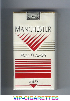 Manchester Full Flavor 100s cigarettes soft box