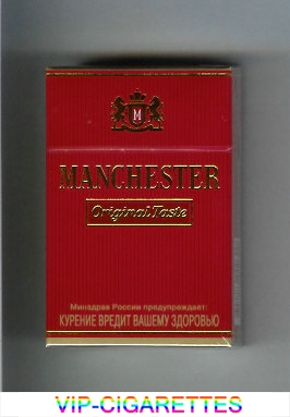 Manchester Original Taste cigarettes hard box