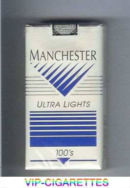 Manchester Ultra Lights 100s cigarettes soft box