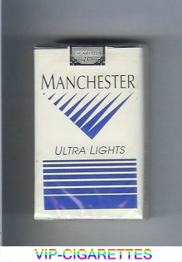 Manchester Ultra Lights cigarettes soft box