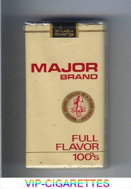 Major Brand Full Flavor 100s cigarettes soft box