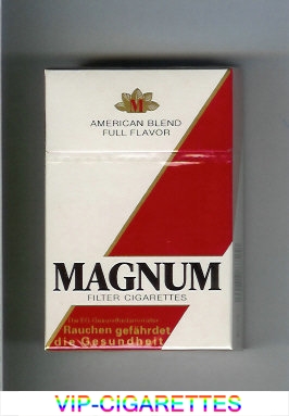 Magnum American Blend Full Flavor cigarettes hard box