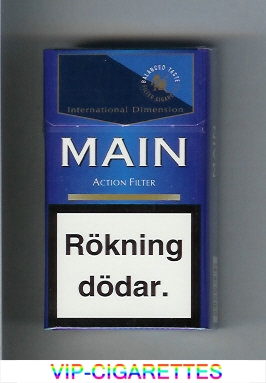 Main Action Filter Balanced Taste 100s blue cigarettes hard box