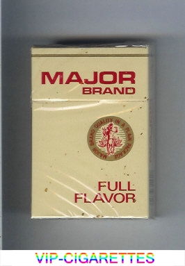 Major Brand Full Flavor cigarettes hard box