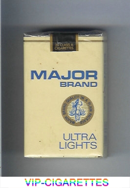 Major Brand Ultra Lights cigarettes soft box