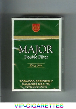 Major Double Filter cigarettes hard box