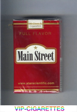 Main Street Full Flavor cigarettes soft box