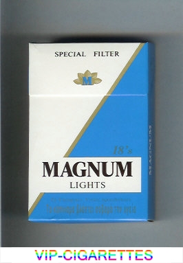 Magnum Special Filter Lights cigarettes hard box