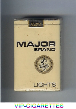 Major Brand Lights cigarettes soft box