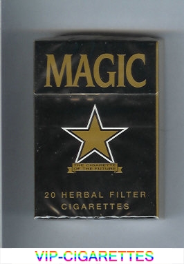 Magic gold star cigarettes hard box