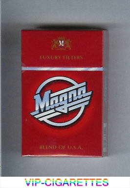 Magna Luxury Filters Blend of USA red cigarettes hard box