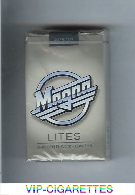 Magna Lites grey cigarettes soft box