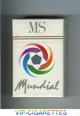 MS Mundial cigarettes hard box