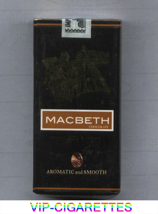 Macbeth chocolate cigarettes soft box