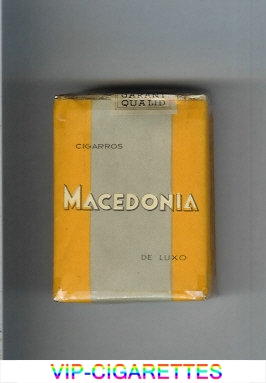 Macedonia Cigarros De Luxo cigarettes soft box