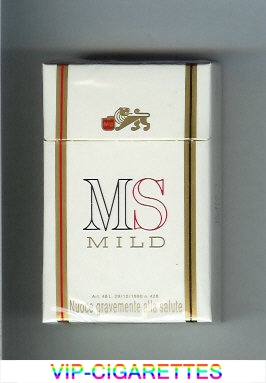 MS Mild cigarettes hard box