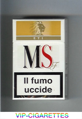 MS ETI F cigarettes hard box