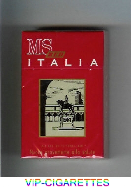 MS Italia Red cigarettes hard box