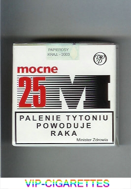 M Mocne 25 cigarettes soft box