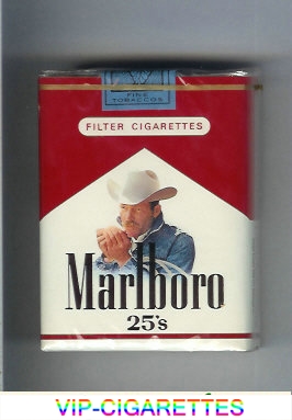 Marlboro with cowboy with cigarettes soft box