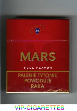 M Mars Full Flavor 25s cigarettes hard box