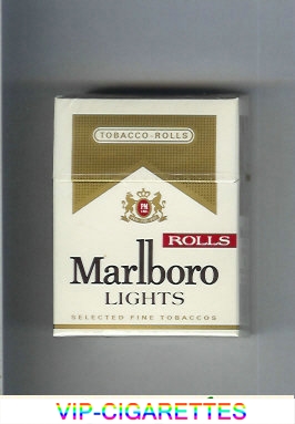 Marlboro Rolls Lights cigarettes hard box