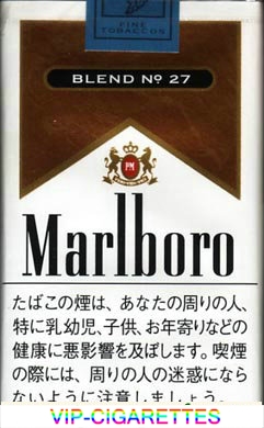 Marlboro BLEND NO.27 cigarettes soft box