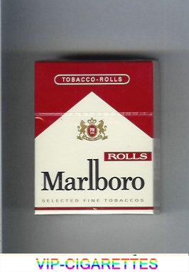 Marlboro Rolls cigarettes hard box