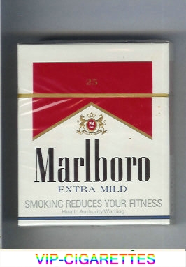Marlboro Extra Mild 25 cigarettes hard box
