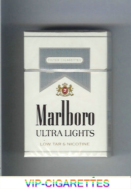 Marlboro Ultra Lights cigarettes hard box