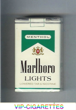 Marlboro Lights Menthol cigarettes soft box