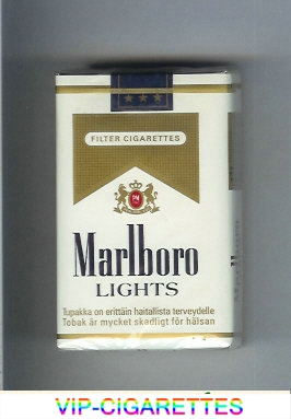 Marlboro Lights cigarettes soft box