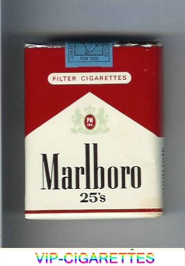Marlboro red and white 25s cigarettes soft box