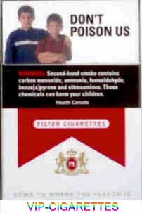 Marlboro No Name Red Full Flavor cigarettes hard box