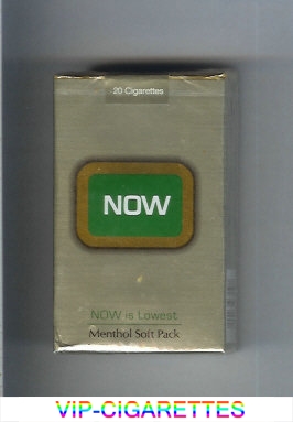 Now Now is Lowest Menthol cigarettes soft box