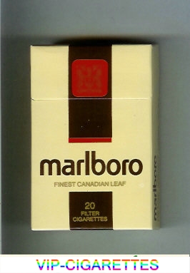Marlboro Canadian cigarettes hard box