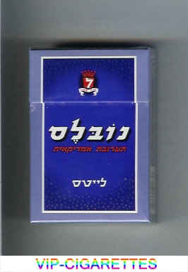 Noblesse American Blend Lights blue cigarettes hard box