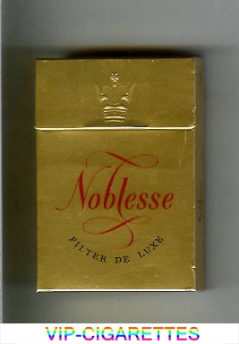 Noblesse Filter De Luxe cigarettes hard box