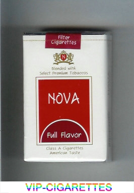 Nova Full Flavor cigarettes soft box