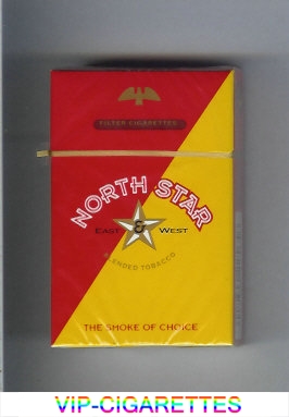 North Star East and West cigarettes hard box