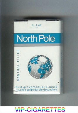 North Pole Menthol cigarettes soft box