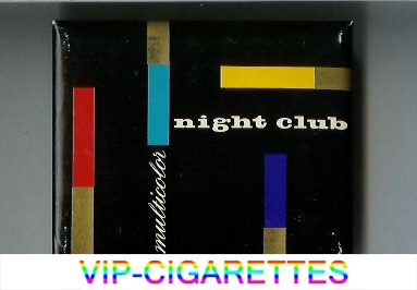 Night Club Multicolor cigarettes wide flat hard box