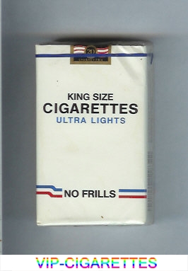 Cigarettes No Frills King Size Ultra Lights cigarettes soft box