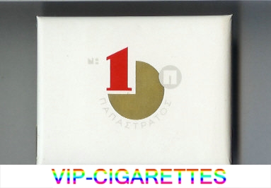 No 1 cigarettes wide flat hard box