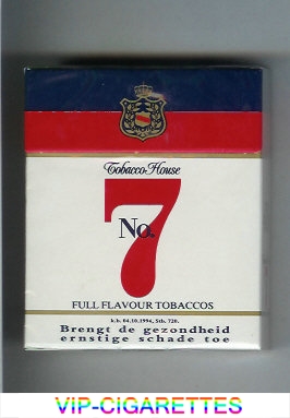 No 7 25 Full Flavour Tobaccos cigarettes hard box