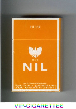 Nil Filter yellow cigarettes hard box