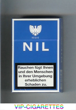 Nil blue cigarettes hard box