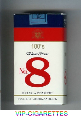 No 8 100s cigarettes soft box