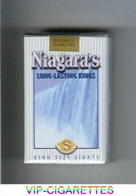 Niagara's Lights cigarettes soft box