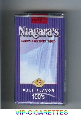 Niagara's Full Flavor 100s cigarettes soft box